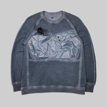 画像をギャラリービューアに読み込む, C.P company garment dyed nylon pocket pullover