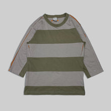 画像をギャラリービューアに読み込む, 90’s Nike striped three quarter sleeve with ventilation