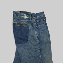 画像をギャラリービューアに読み込む, Stussy back pocket switching denim
