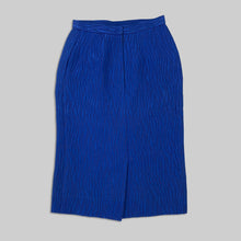 画像をギャラリービューアに読み込む, Christian Dior blue slit skirt