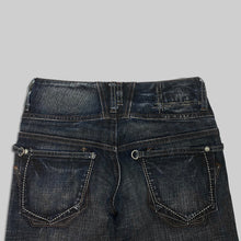 画像をギャラリービューアに読み込む, Marithé + François Girbaud overlap hip pocket flare denim