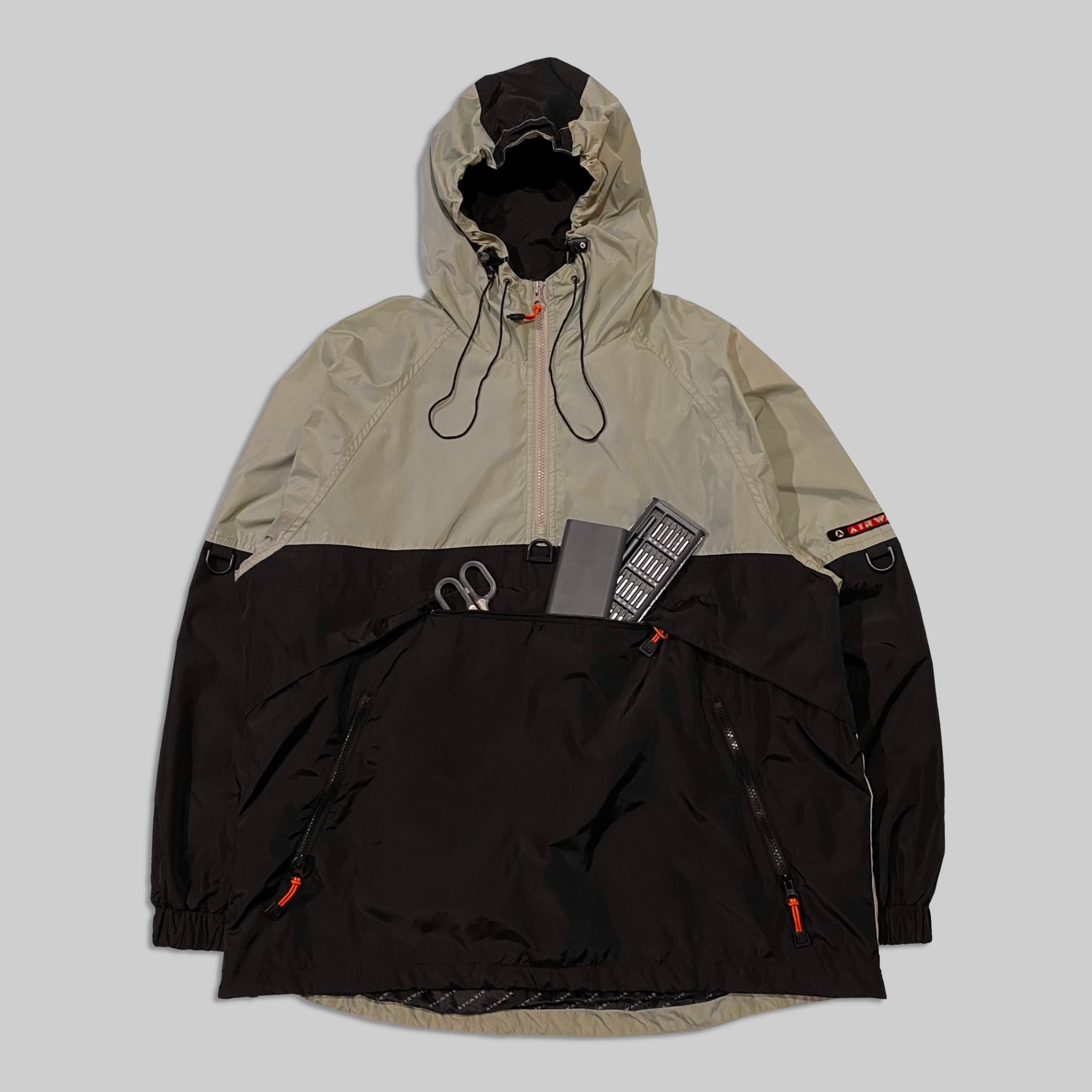 ジャケット・アウター GRANDSTANDER by CAMPUS wool anorak parka Unisex Halka Anorak Jacket Grey | Sherpa Adventure Gear