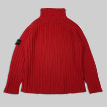 画像をギャラリービューアに読み込む, Stone island red raglan sleeve low gauge knit