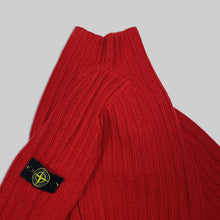 画像をギャラリービューアに読み込む, Stone island red raglan sleeve low gauge knit