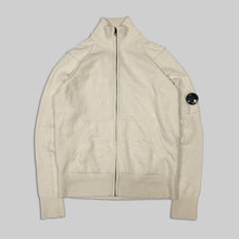 画像をギャラリービューアに読み込む, C.P Campany goggles full zip up knit