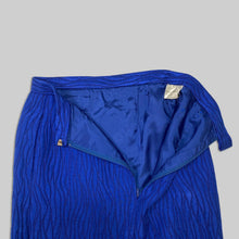 画像をギャラリービューアに読み込む, Christian Dior blue slit skirt