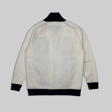 画像をギャラリービューアに読み込む, Descente golf inner coton zip up knit