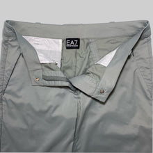 画像をギャラリービューアに読み込む, Armani EA7 hem zip up slim pants