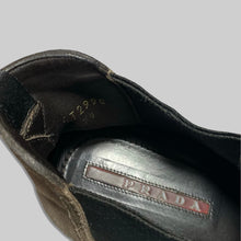 画像をギャラリービューアに読み込む, 14SS Prada suede leather ankle boots