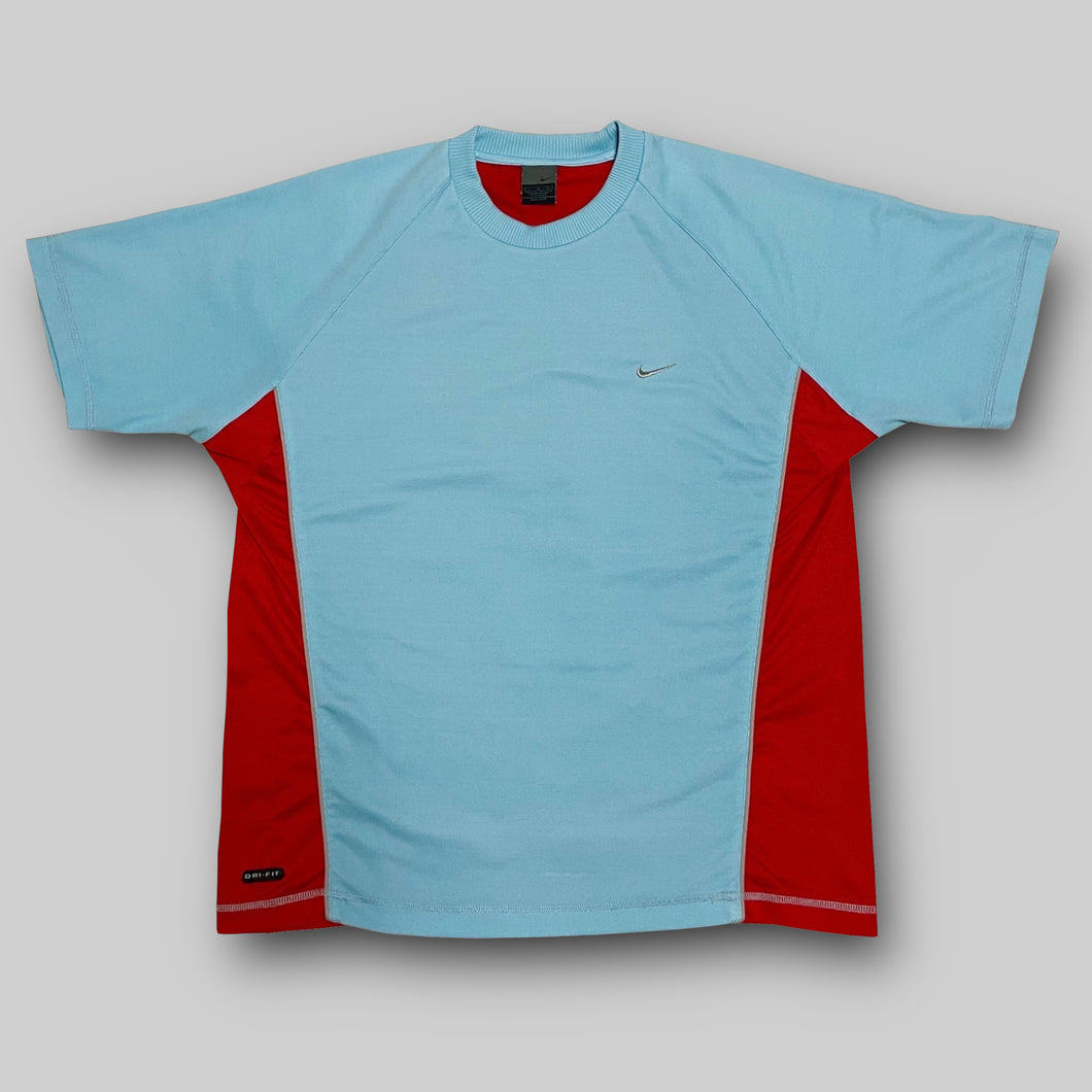 00'S Nike DRI-FIT red/blue mesh Tee