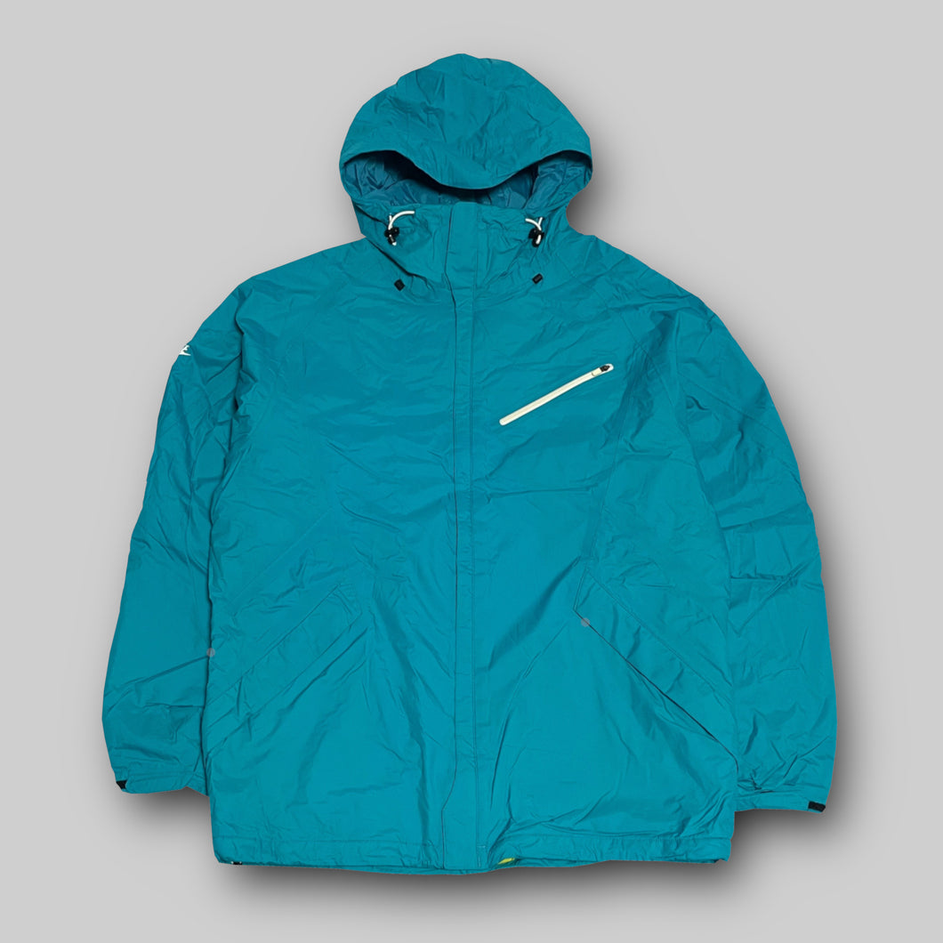 00’S Nike functionable pattern blue parka