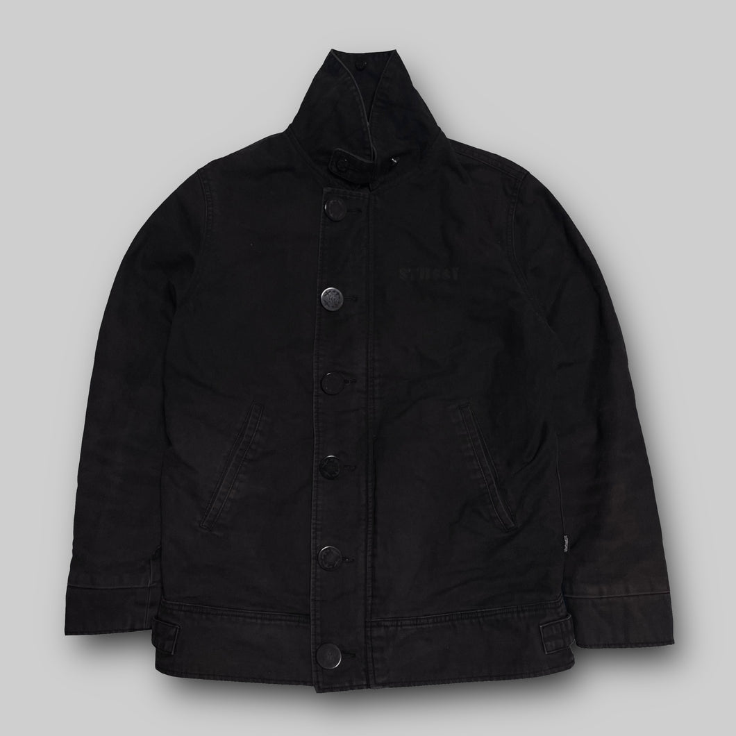 Stussy chin strap canvas blouson