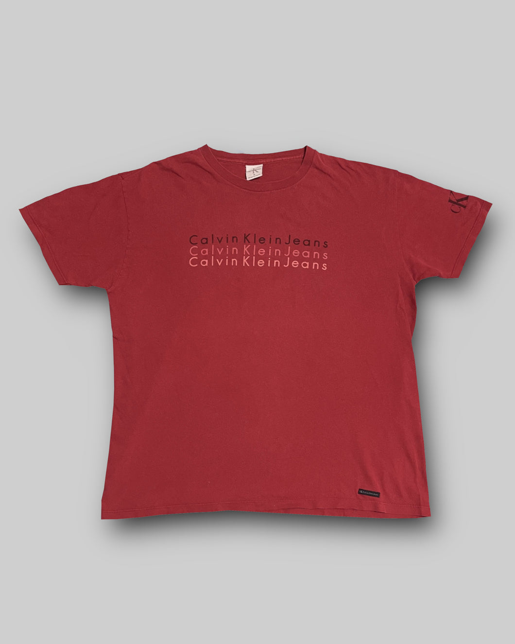 Calvin klein jeans stacked logo tee