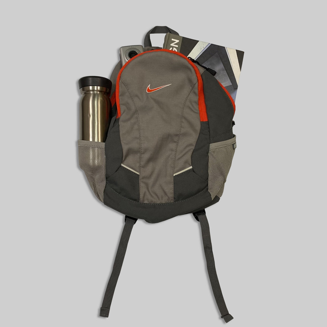 Nike small orange swoosh backpack