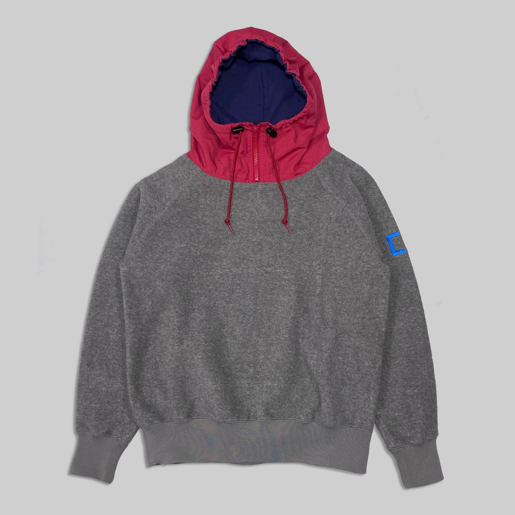 2012’S C.E Cavempt red / gray switching fleece hoodie