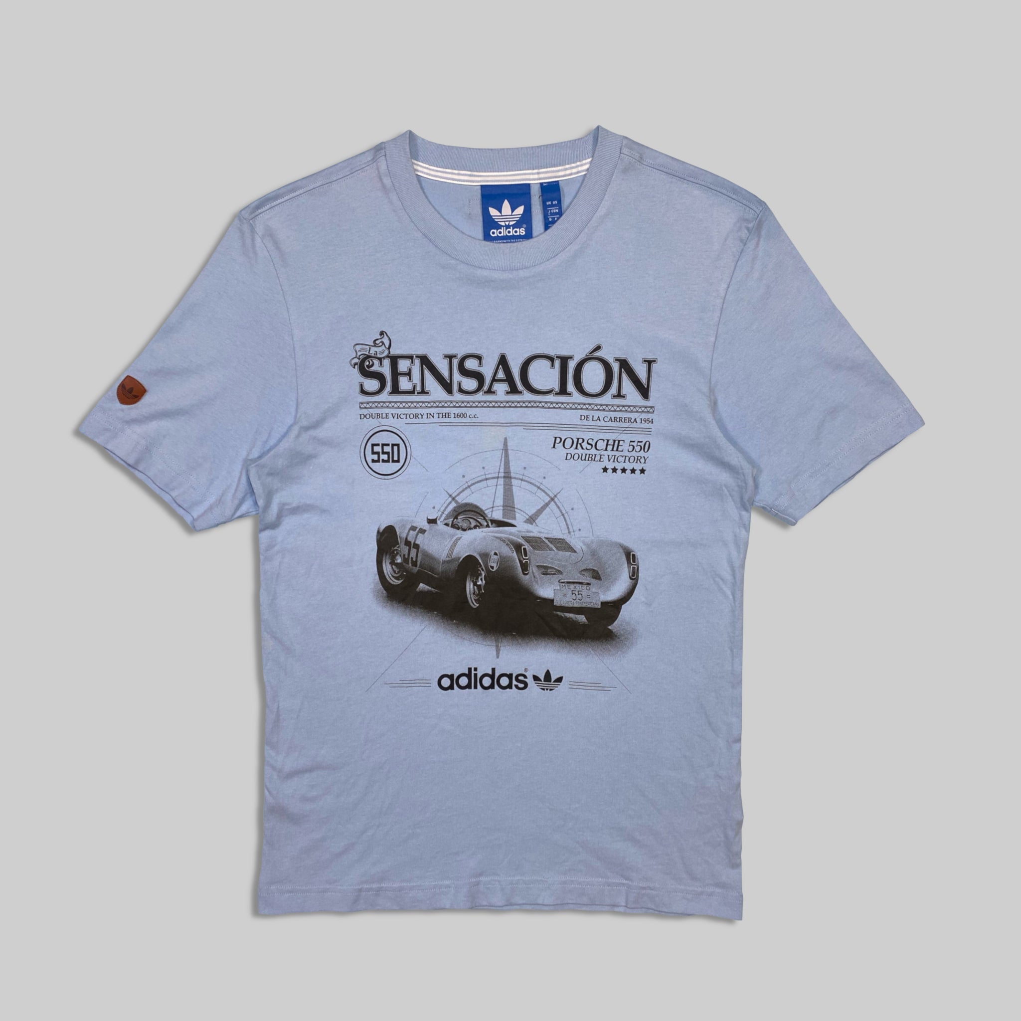 Adidas porsche design car print T shirt